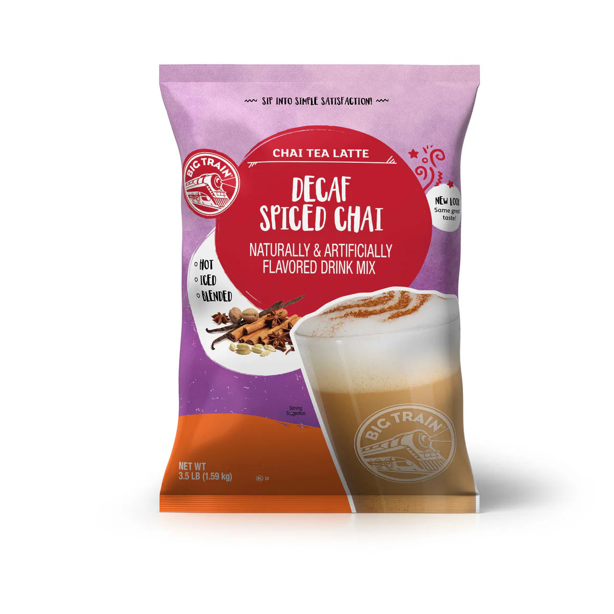 Big Train Decaf Spiced Chai - 4 Bags in a Case